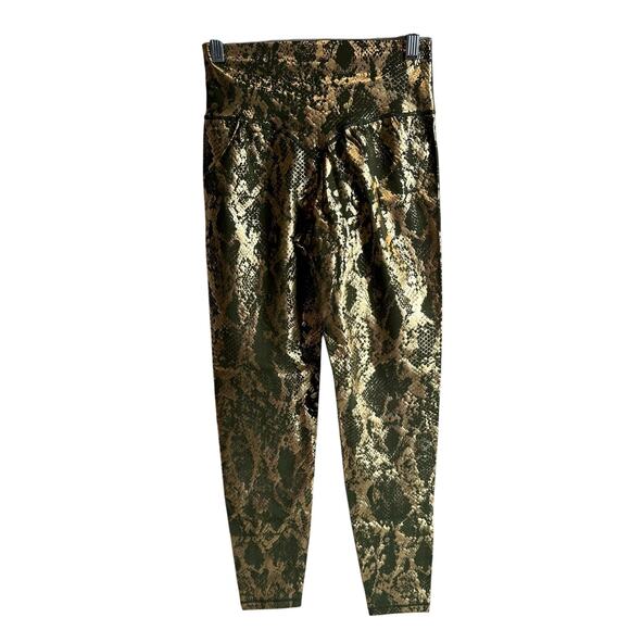 BuffBunny Rebel Leggings V2 Olive/Gold viper L - Picture 7 of 8